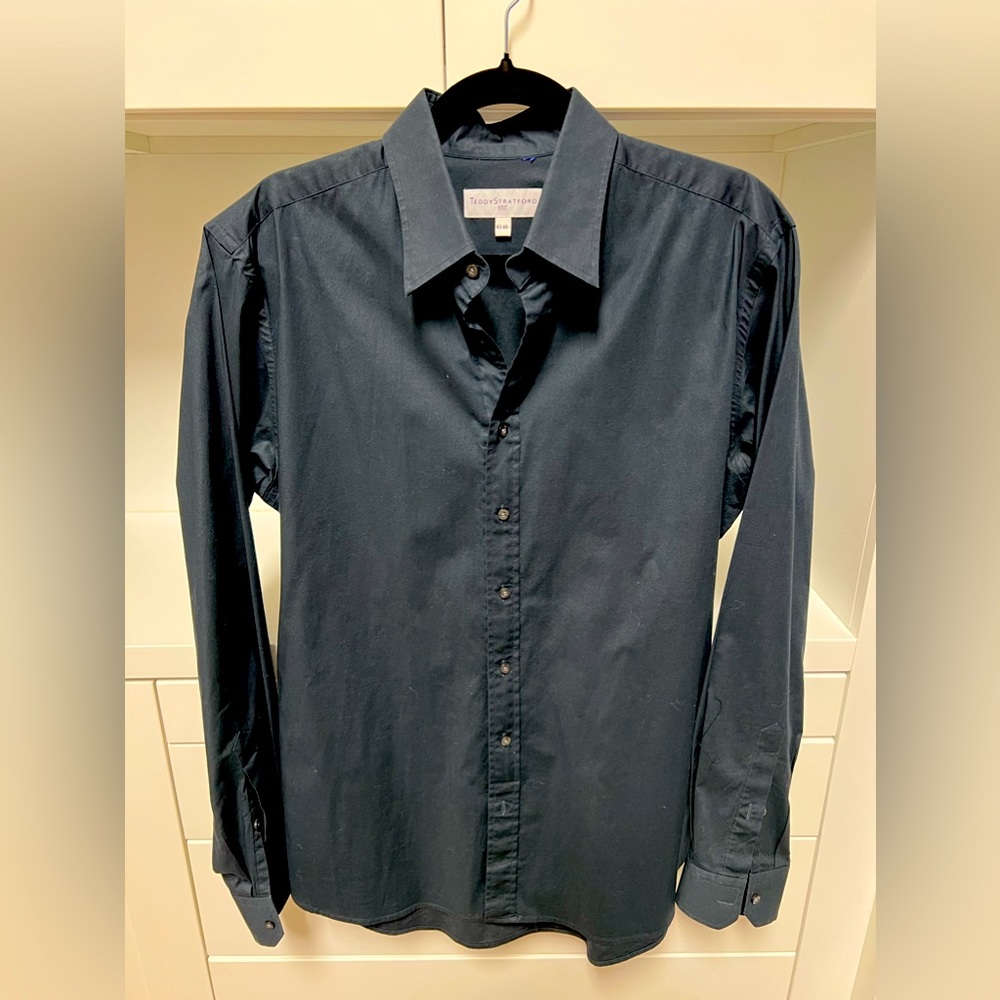 Teddy Stratford Premium Handmade Zipfit dress shirt.